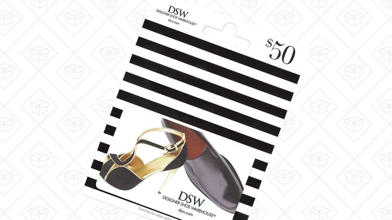 $50 DSW Gift Card | $40 | Amazon | Use code DSW10